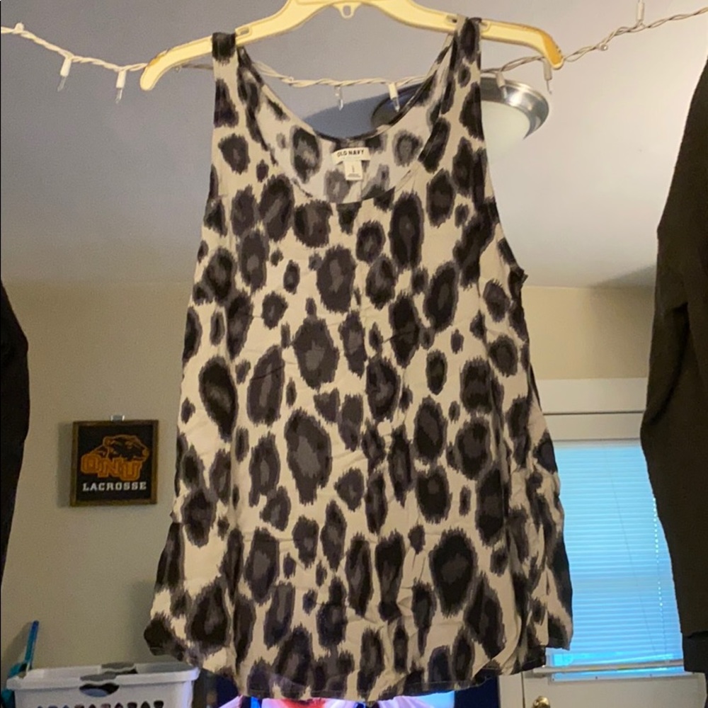 Leopard tank top